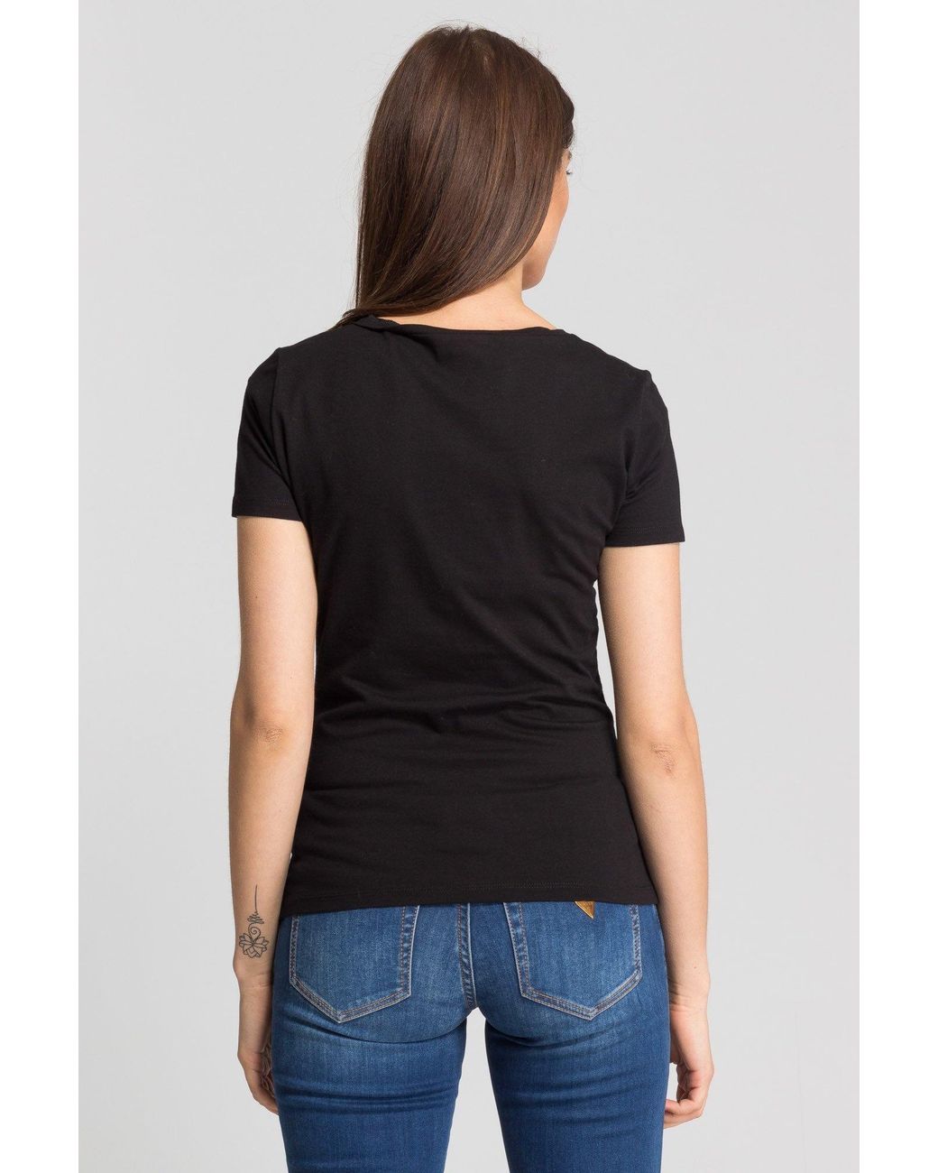 Armani Jeans Black Logo T-Shirt