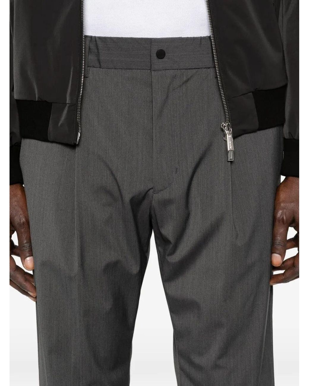 Herno Blue Logo Casual Pants for men