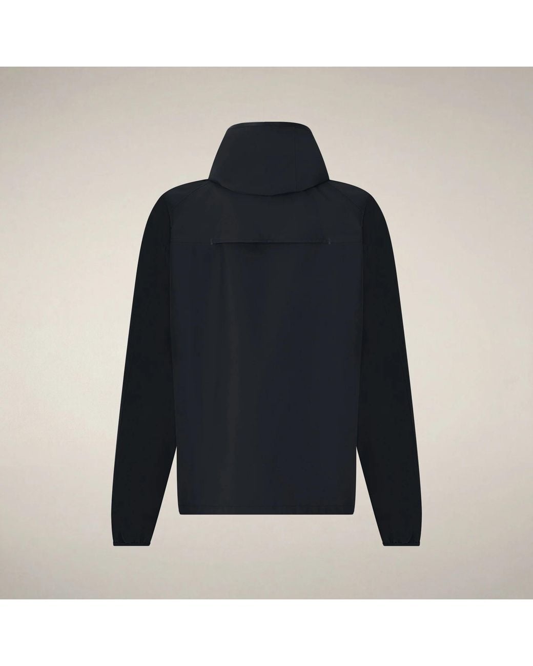 Save The Duck Blue Hooded Zip-Up Coat for men
