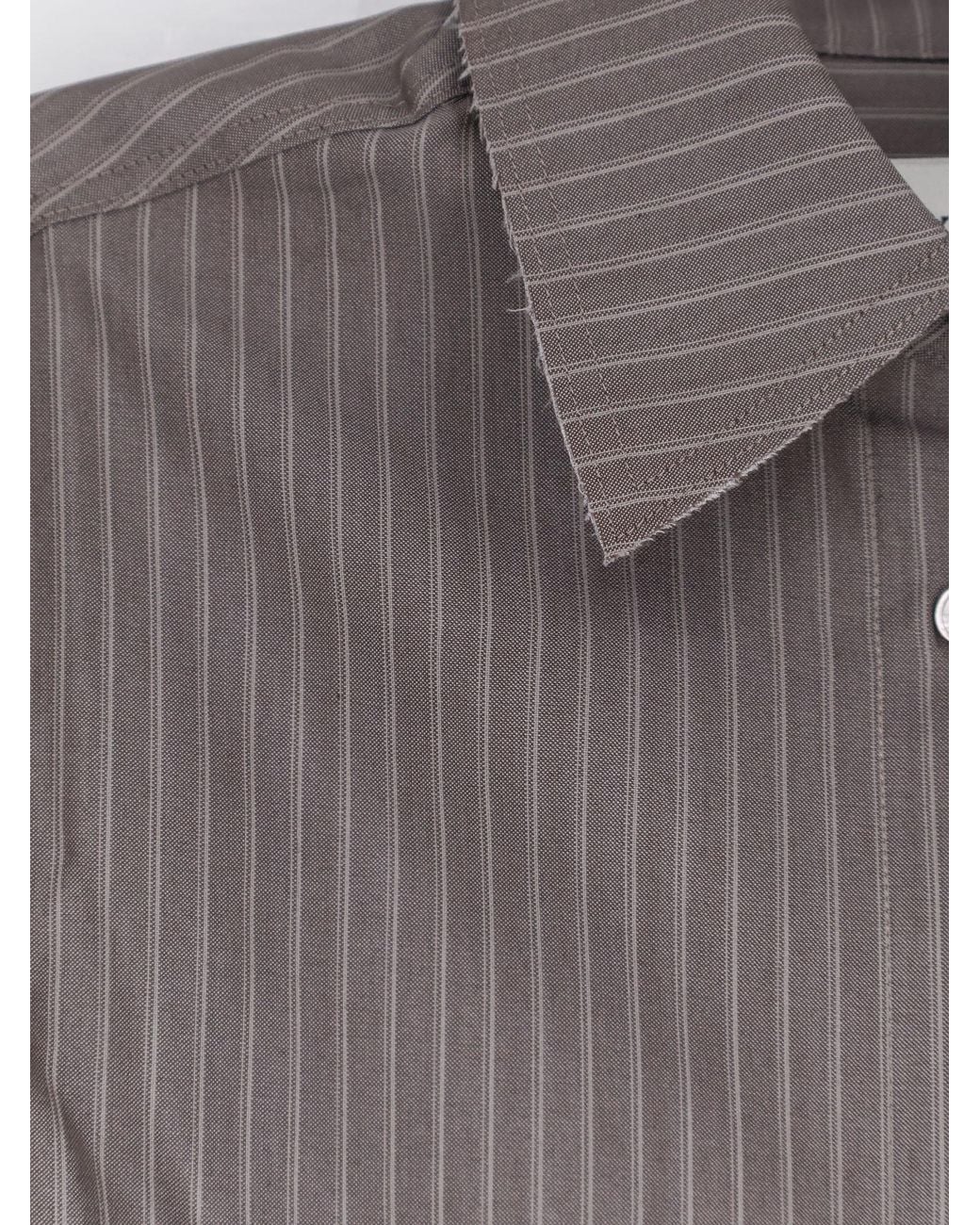TONYWACK Gray Pinstripe Long Sleeve Shirt