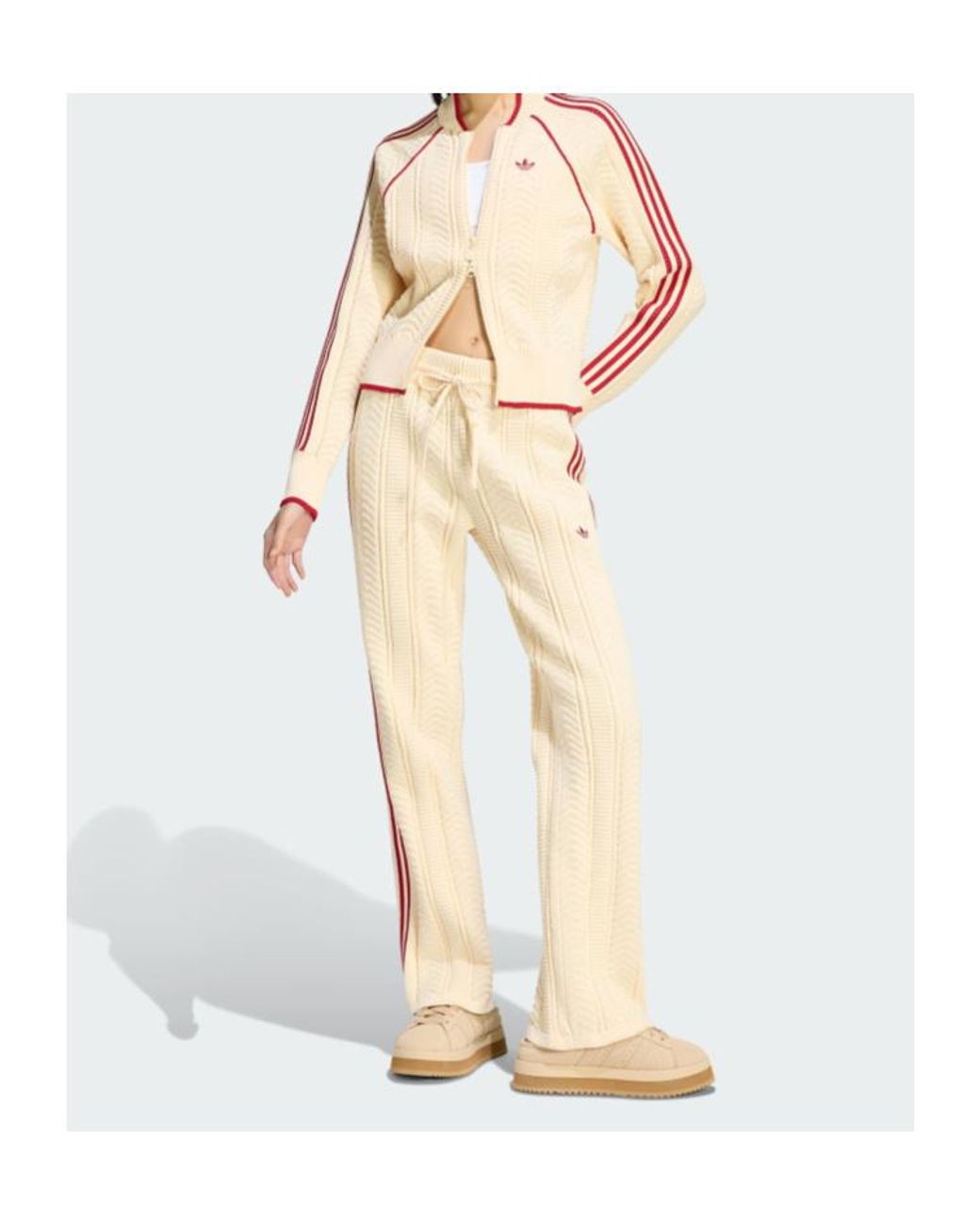 Adidas Originals Natural Sst Tt Knitted Jacket