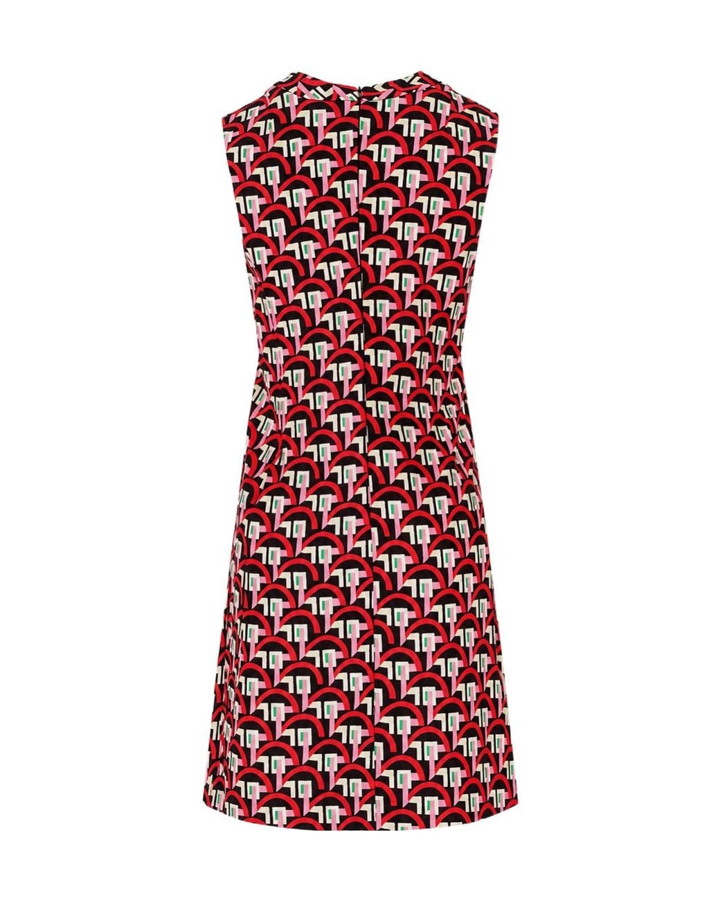 Laura Urbinati Red Sleveless Mini Dress