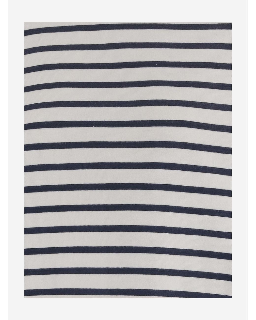 Polo Ralph Lauren White Striped Crewneck T-Shirt