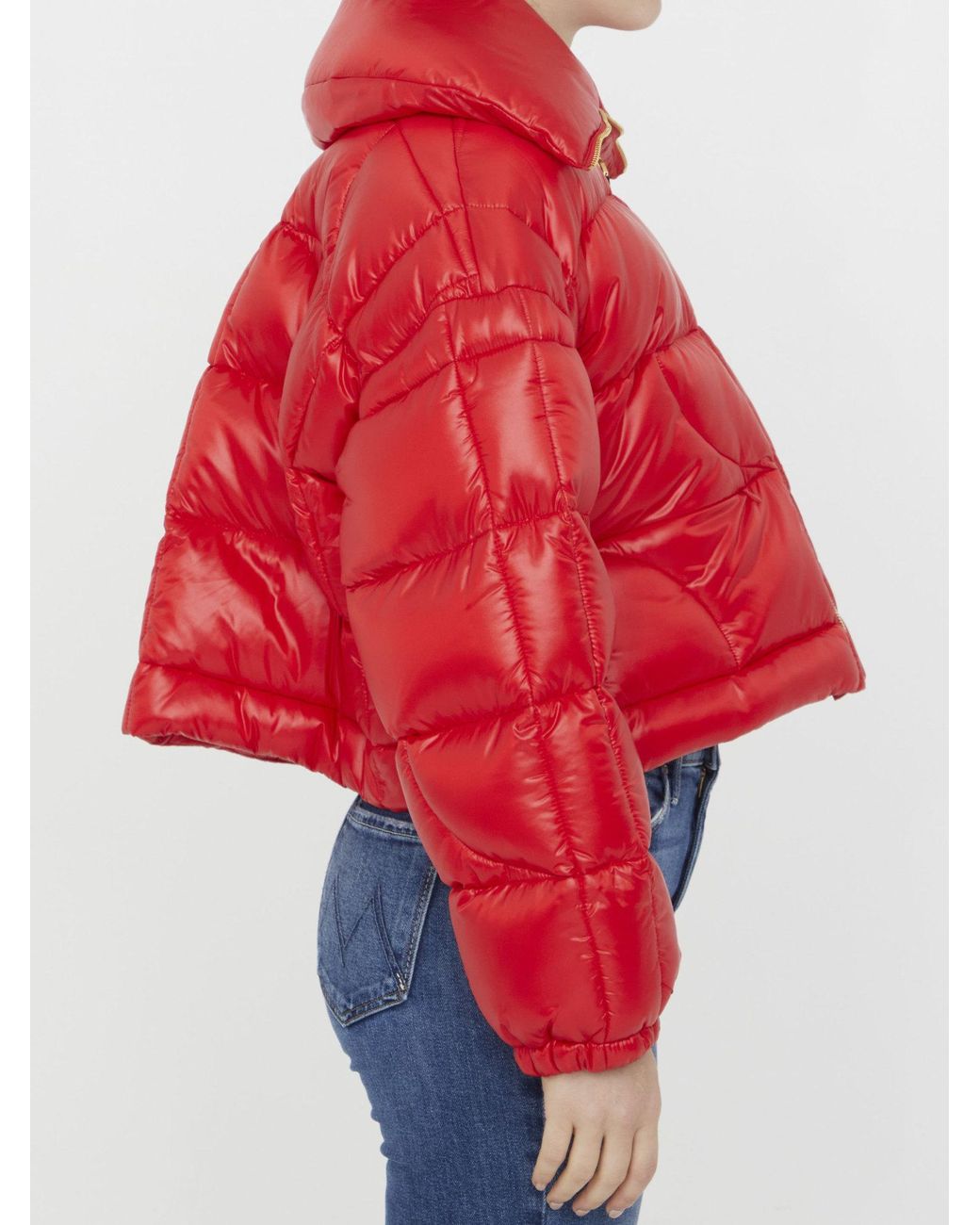 Patou Red Jp Short Puffer Jacket
