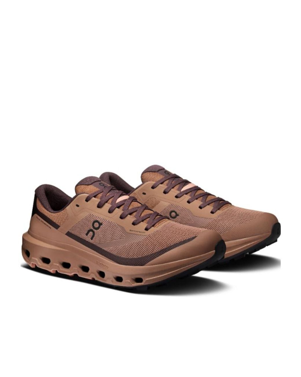 On Shoes Brown Cloudvista 3 Waterproof Lace-Up Sneakers for men