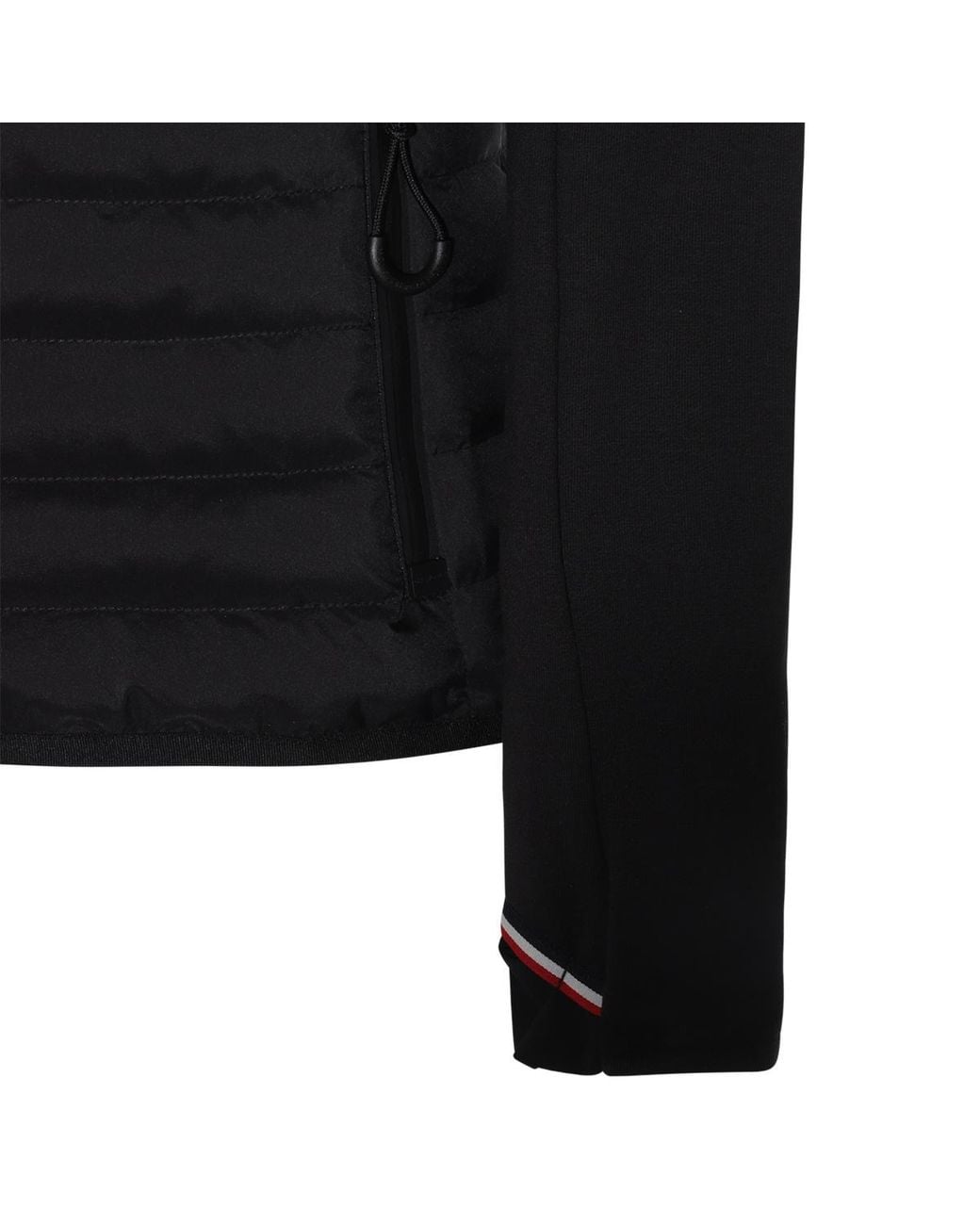 Moncler Black Grenoble Padded Zip-Up Hoodie