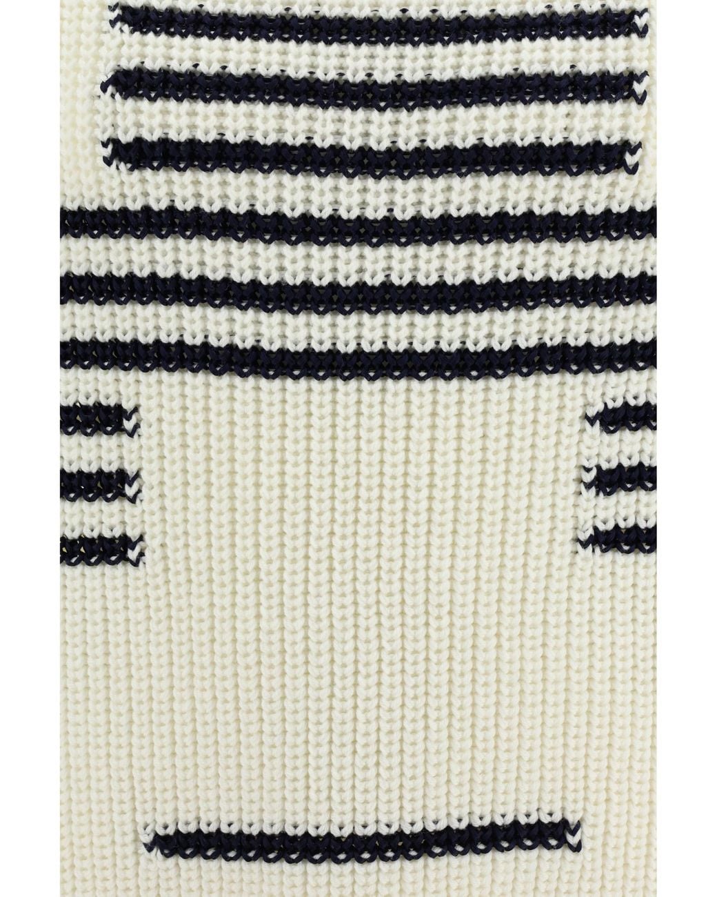 Loewe Natural Stripe Pattern Intarsia Crewneck Jumper for men