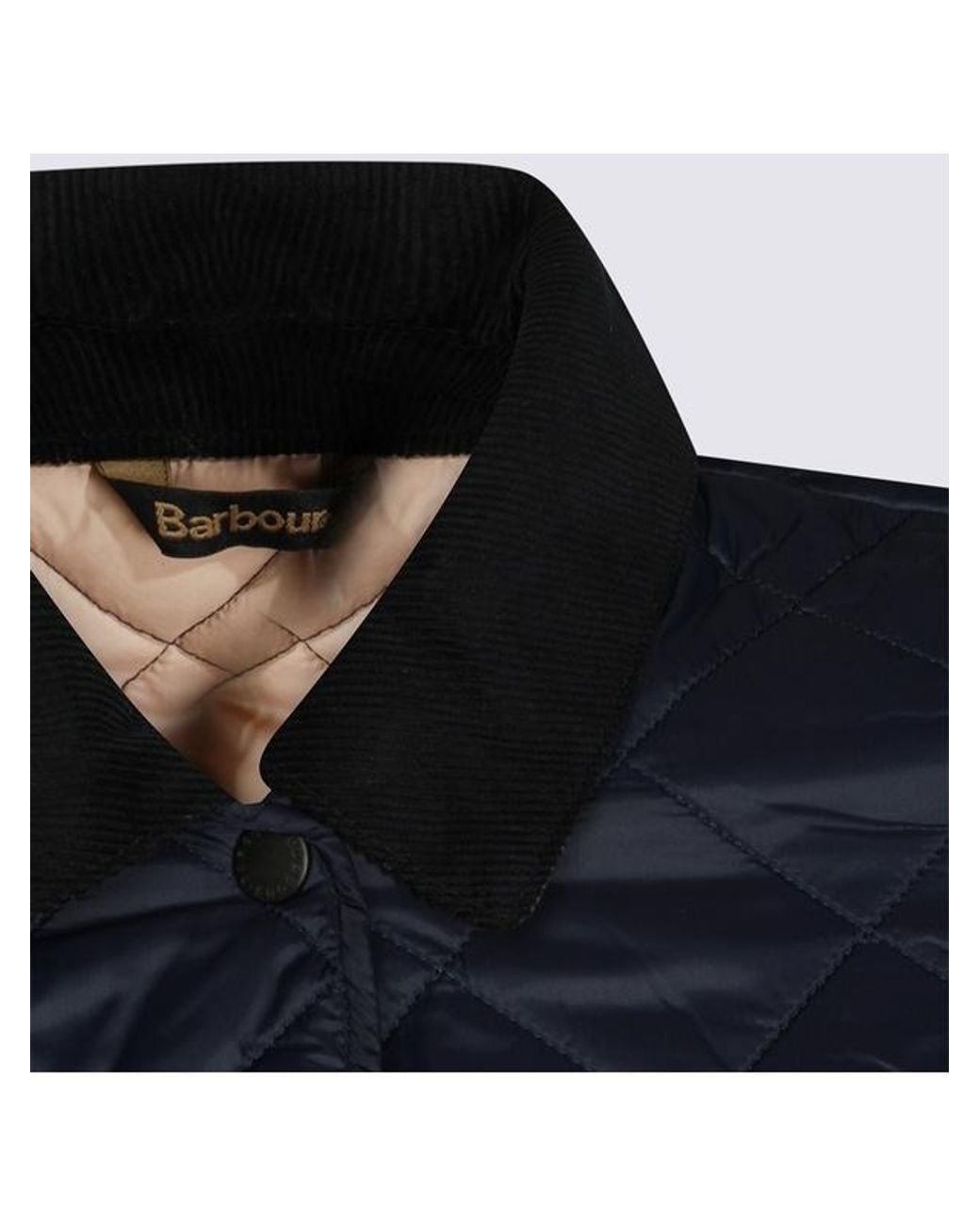 Barbour Black Deveron Quilted Buttoned Jacket
