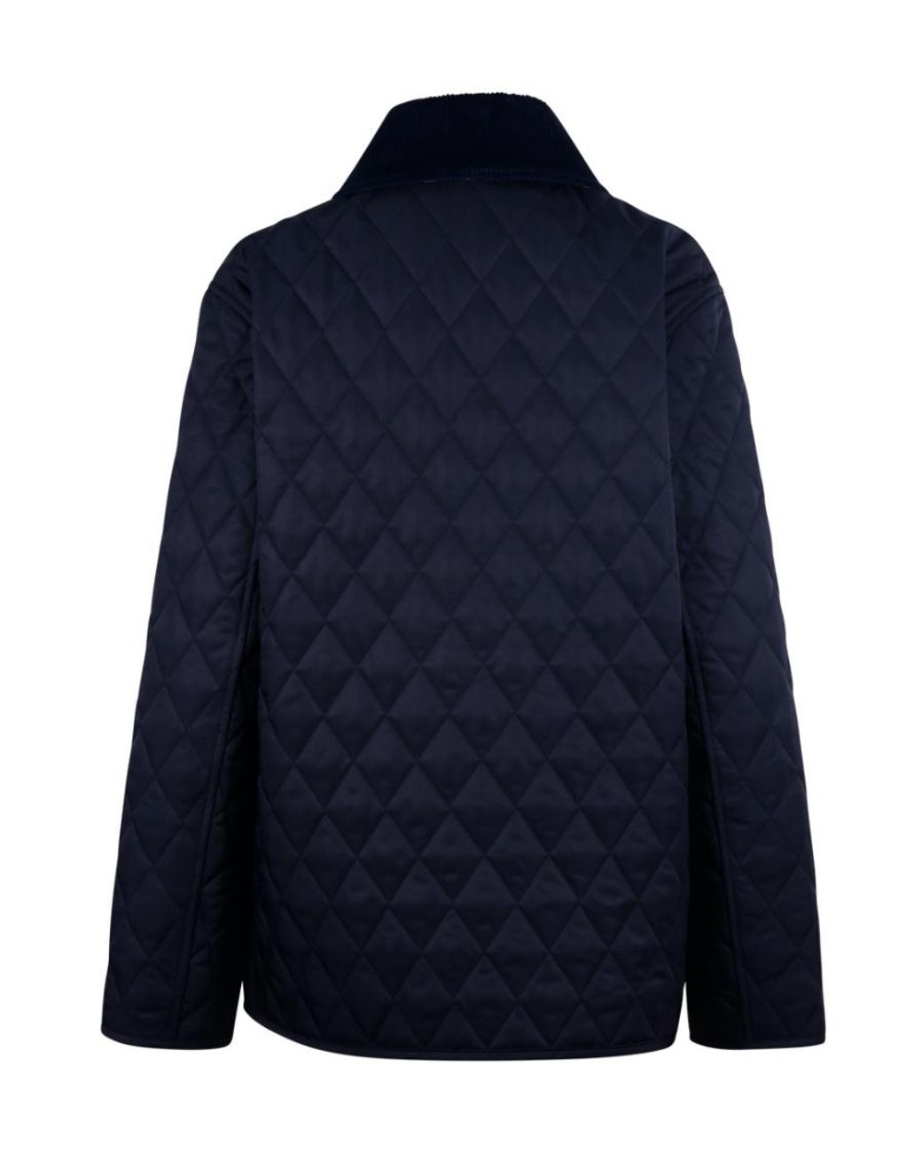 Burberry Blue Quilted Jacket