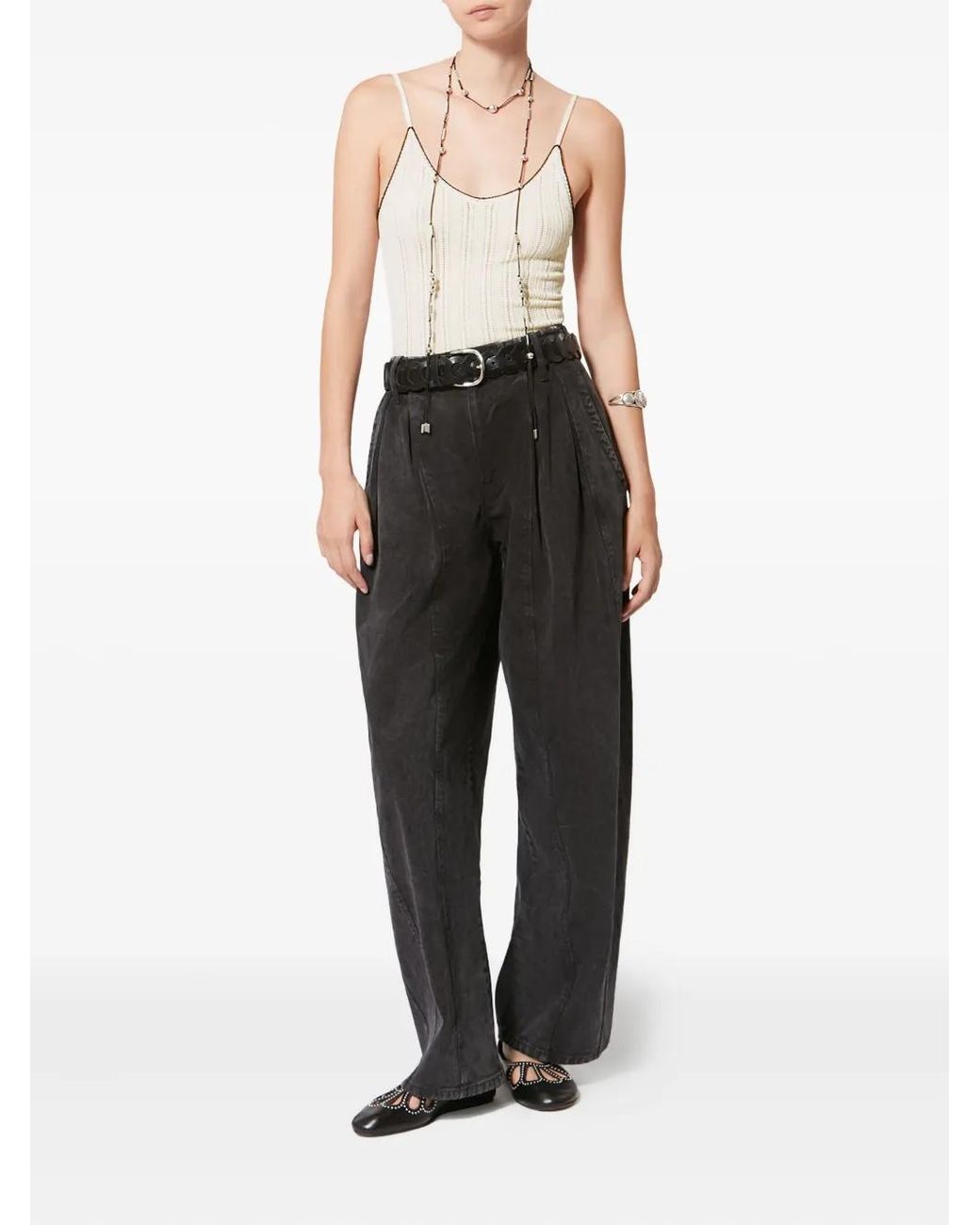 Isabel Marant Natural Knitted Tank Top India
