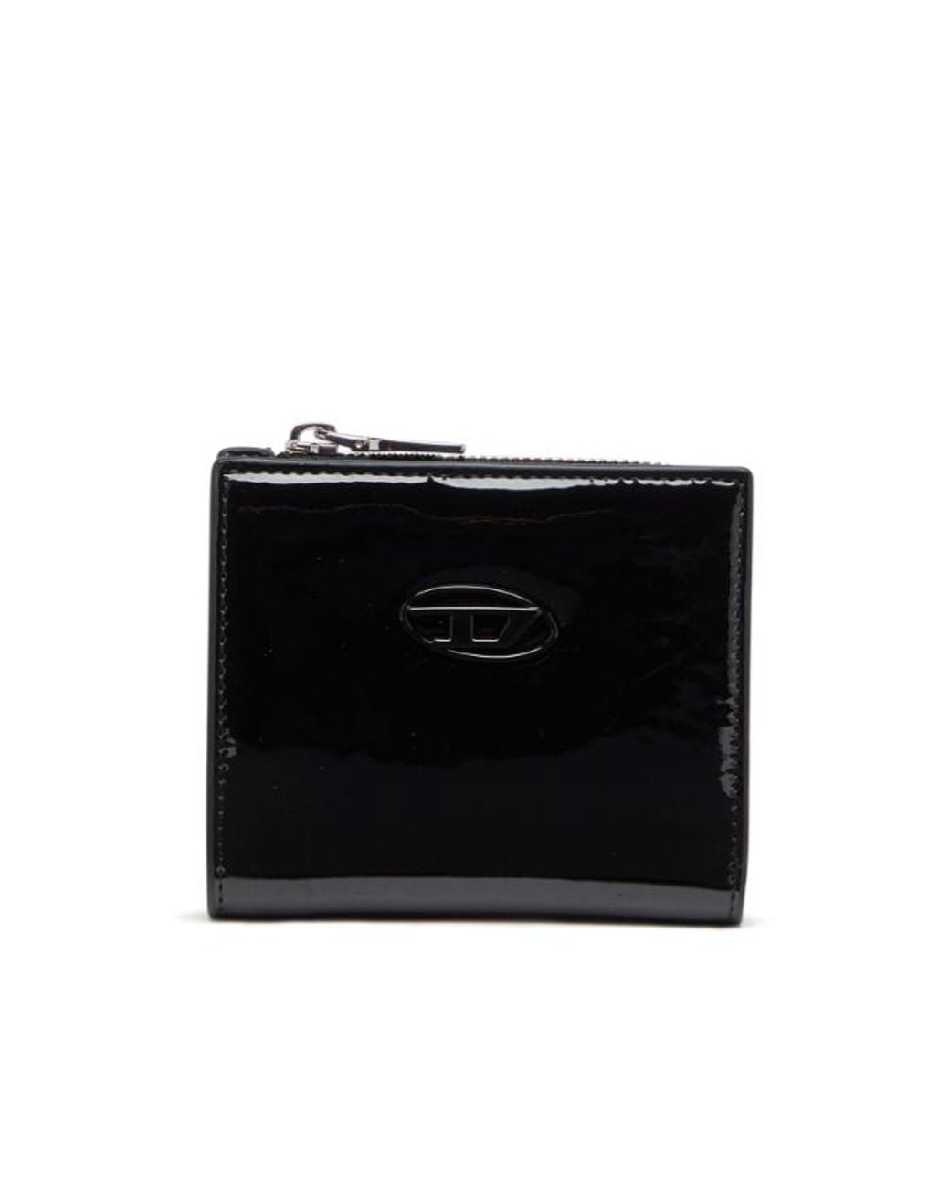 DIESEL Black Play Bi-Fold Zipped Wallet
