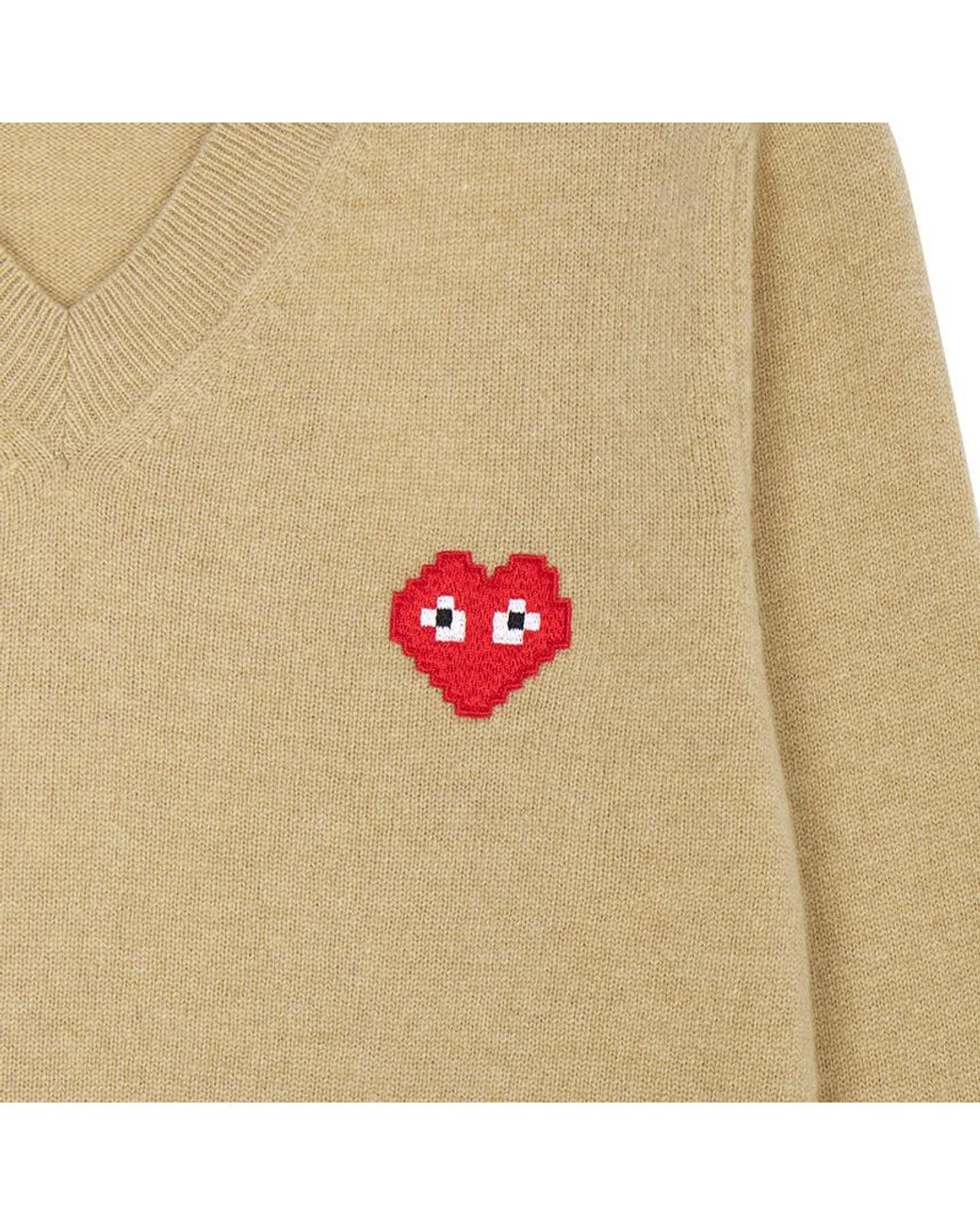 Comme des Garçons Natural Long Sleeve Sweater
