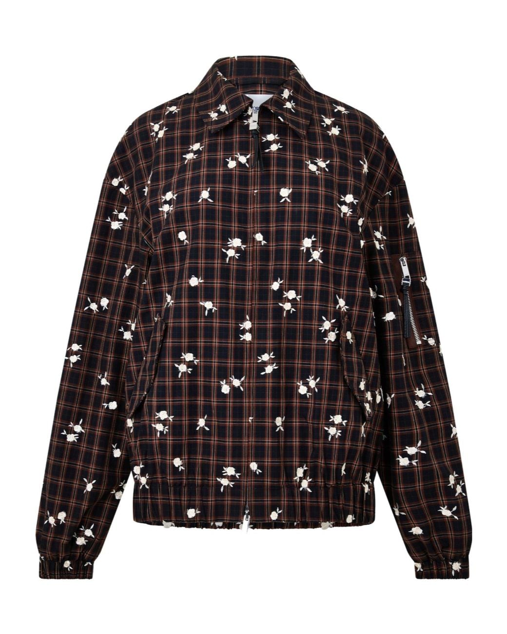Ganni Black Dyed Bomber Jacket