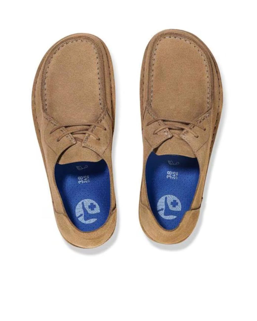 Birkenstock Brown Lace-Up Flat Shoes