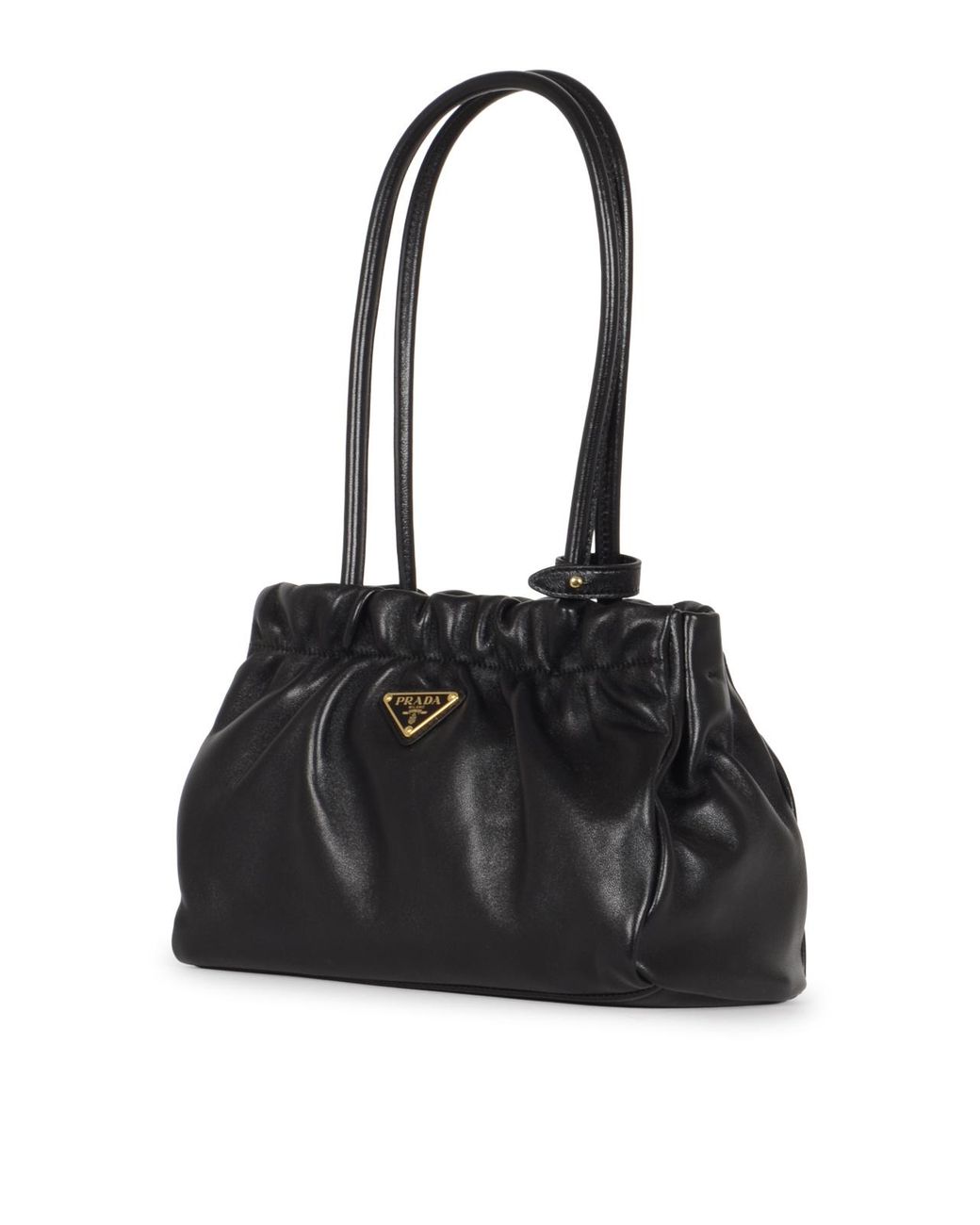 Prada Black Logo Shoulder Bag