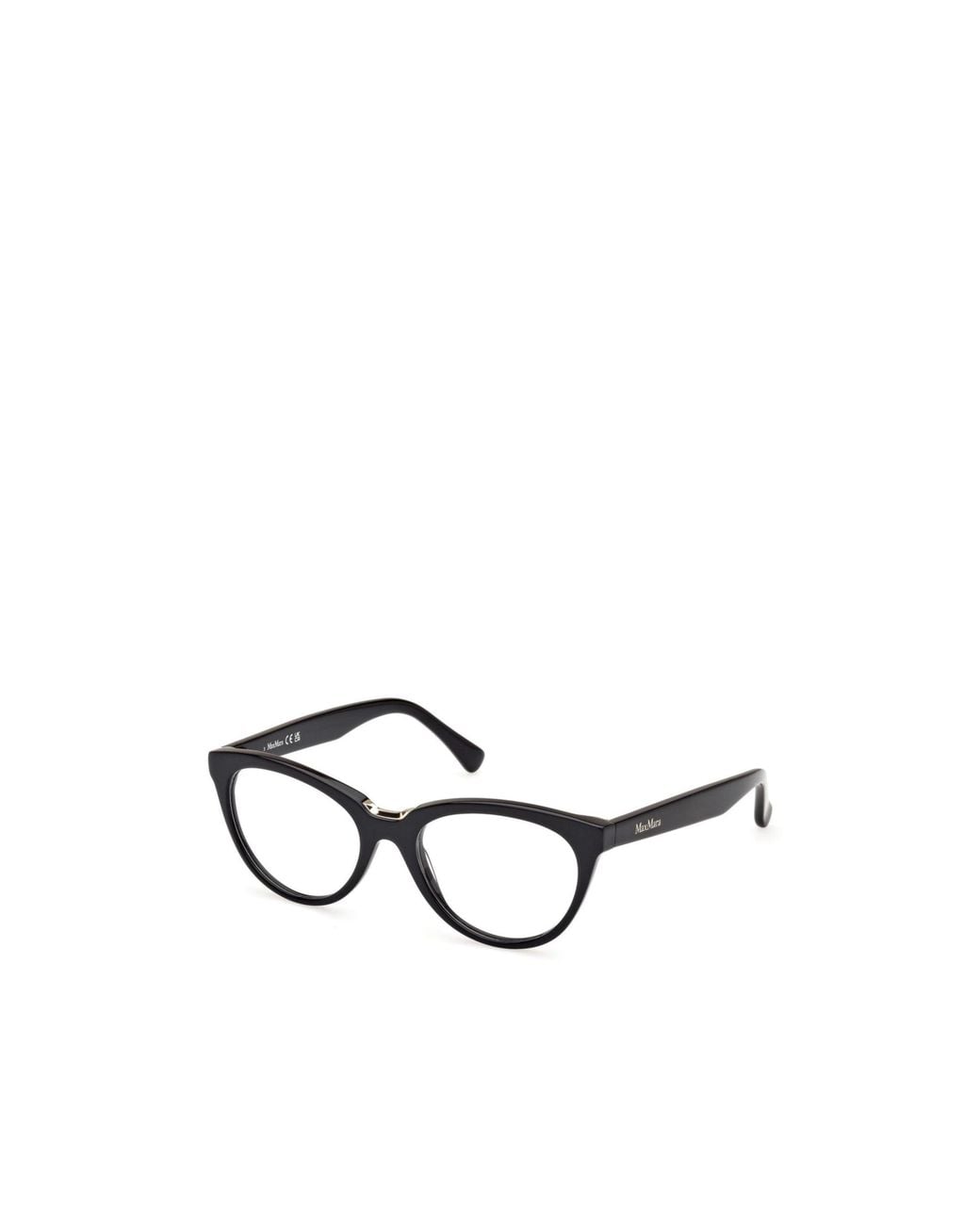 Max Mara White Cat-Eye Frame Glasses