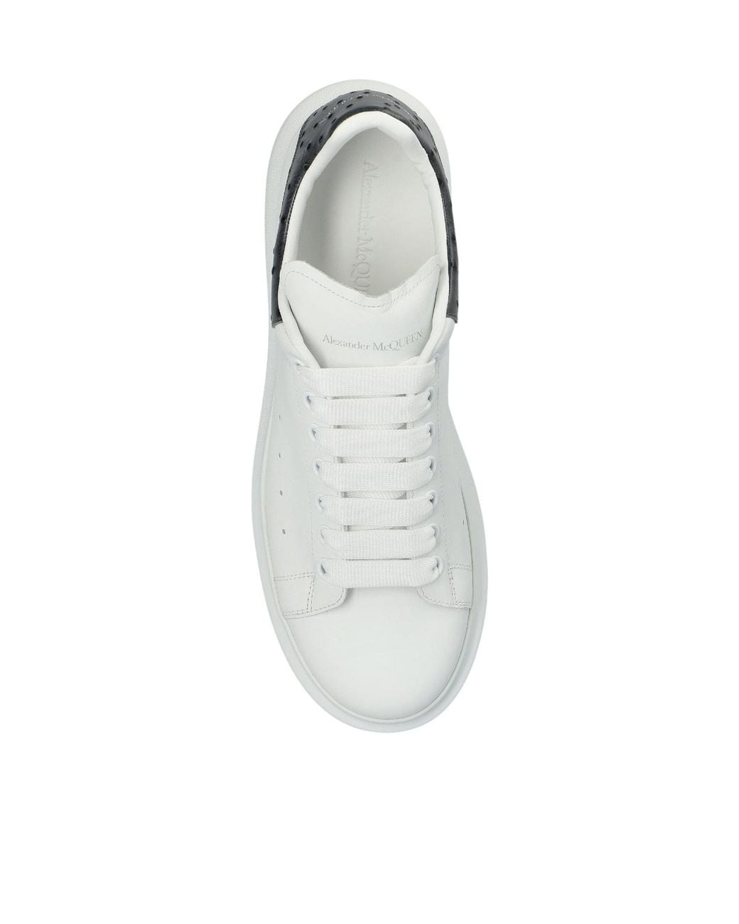 McQueen White Oversized Low-Top Sneakers for men