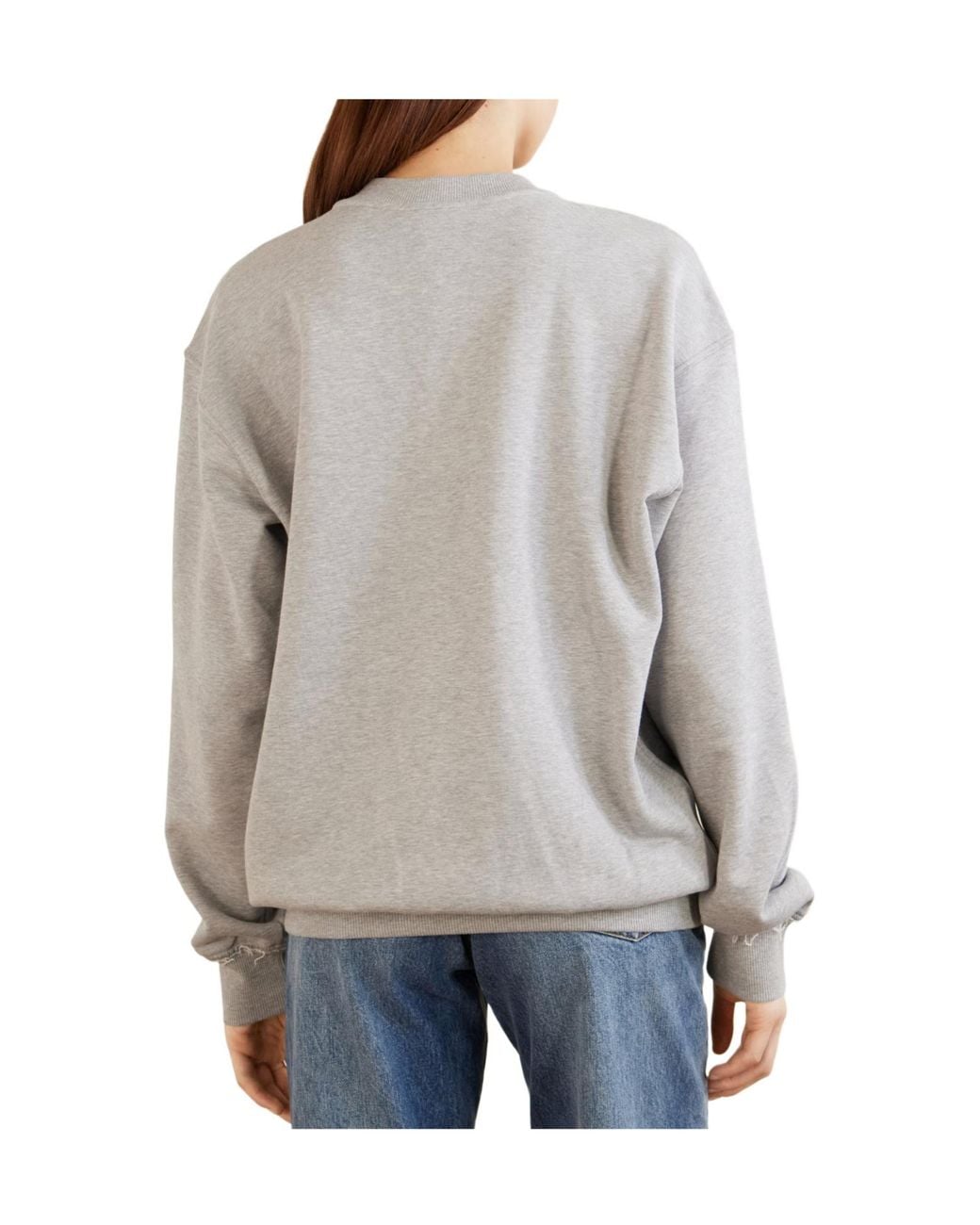 Stella McCartney Gray Distressed Sweatshirt