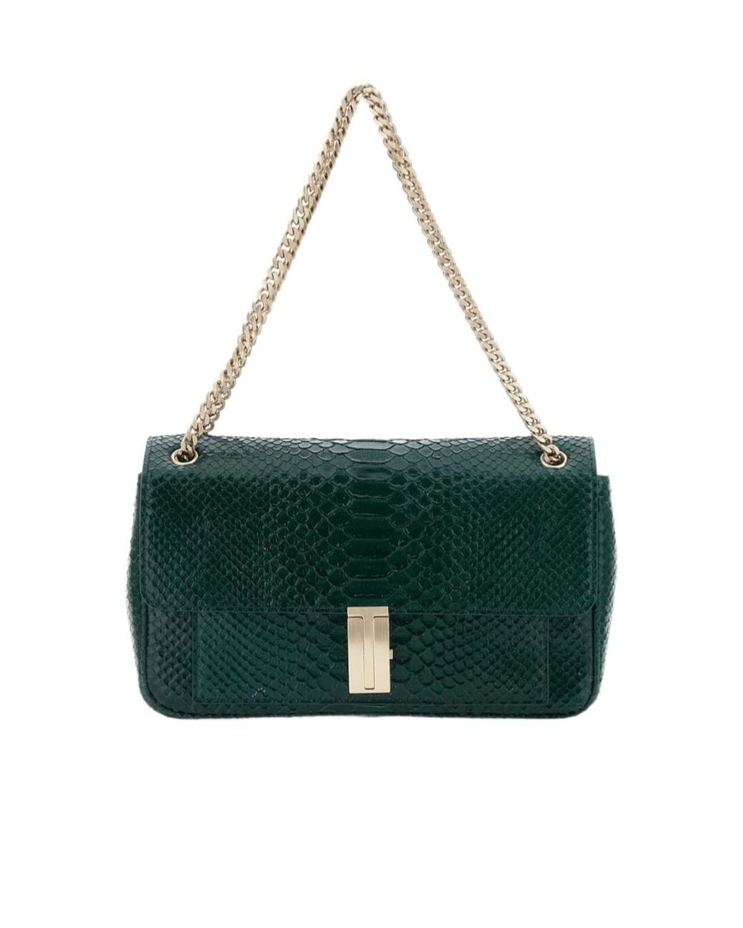 Tom Ford Green B C Chain Shoulder Bag