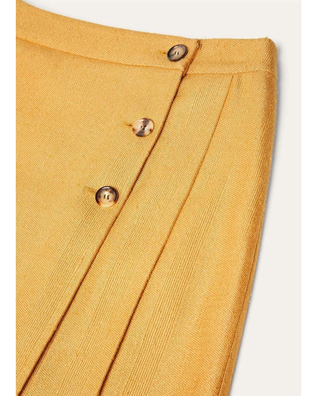 Loro Piana Yellow Aida Skirt
