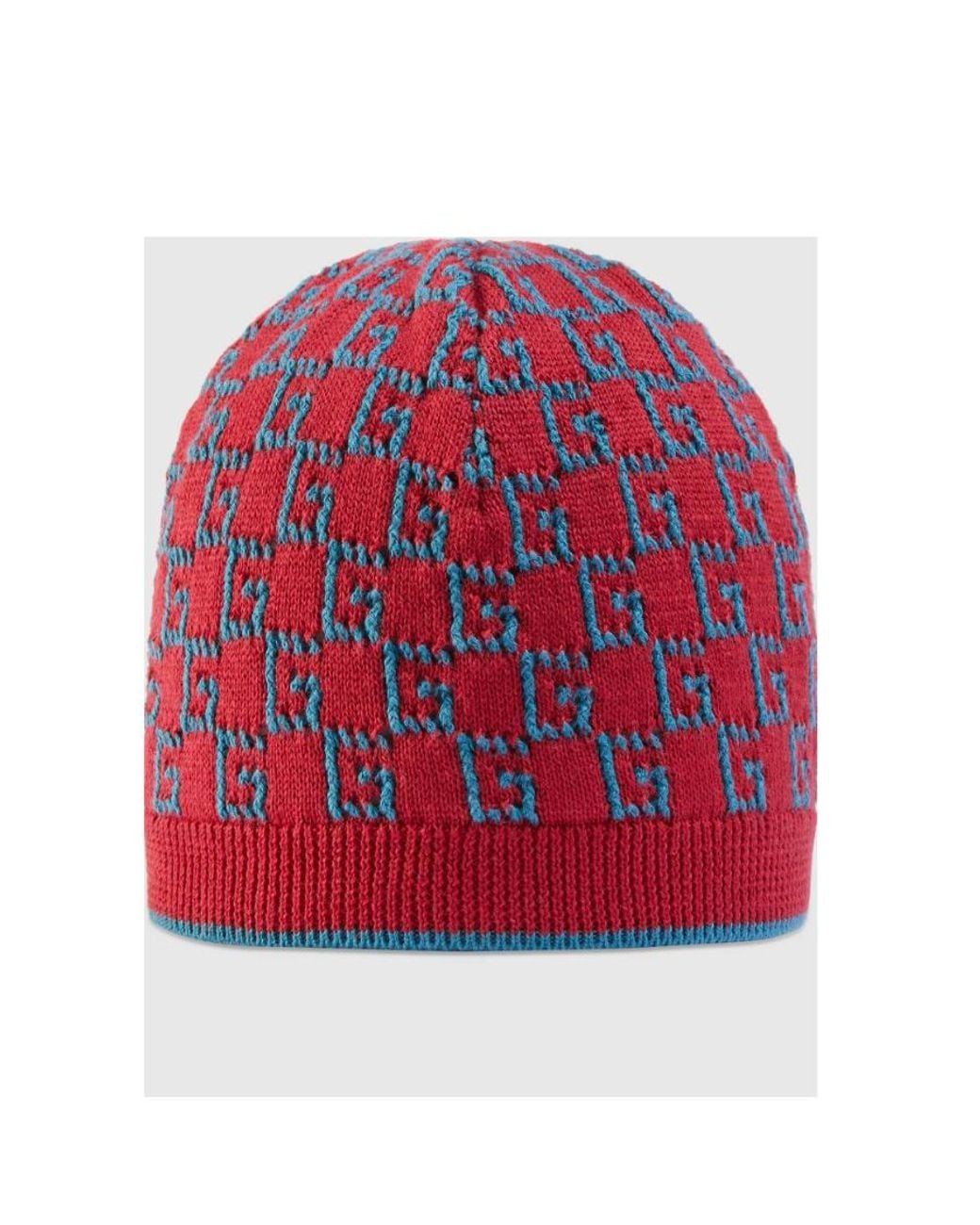 Gucci Red Square G Cotton Beanie