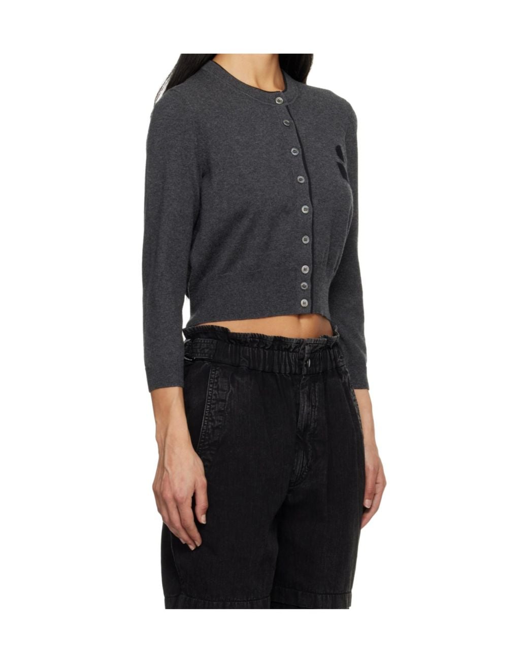 Isabel Marant Black Isabel Marant Étoile Lona Crewneck Cardigan