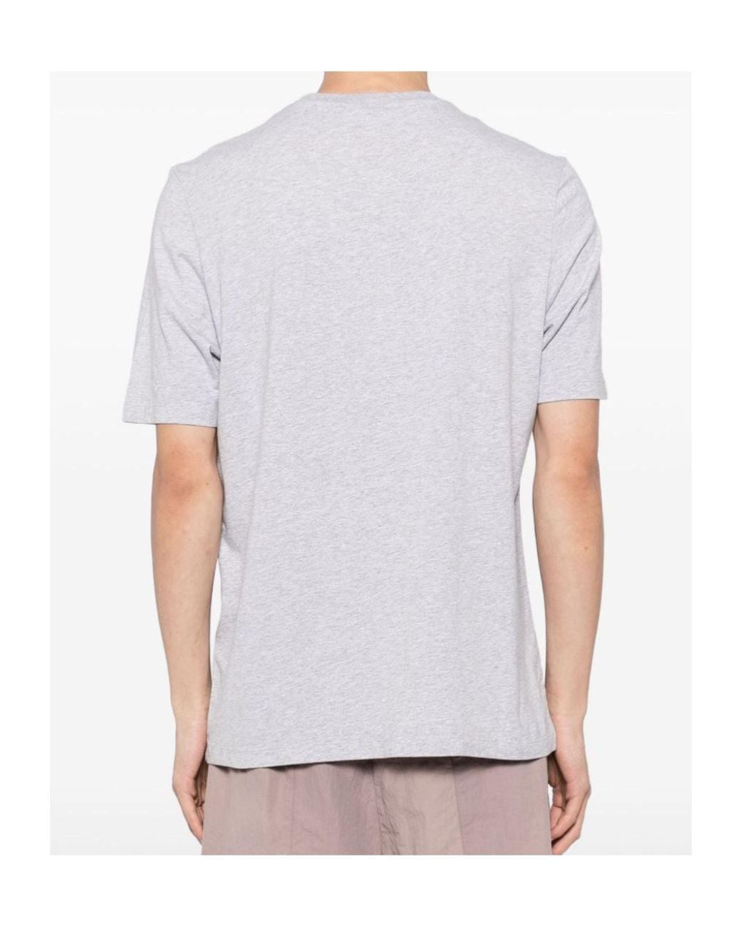 Maison Kitsuné White Maison Kitsuné Fox Head Regular T-Shirt for men