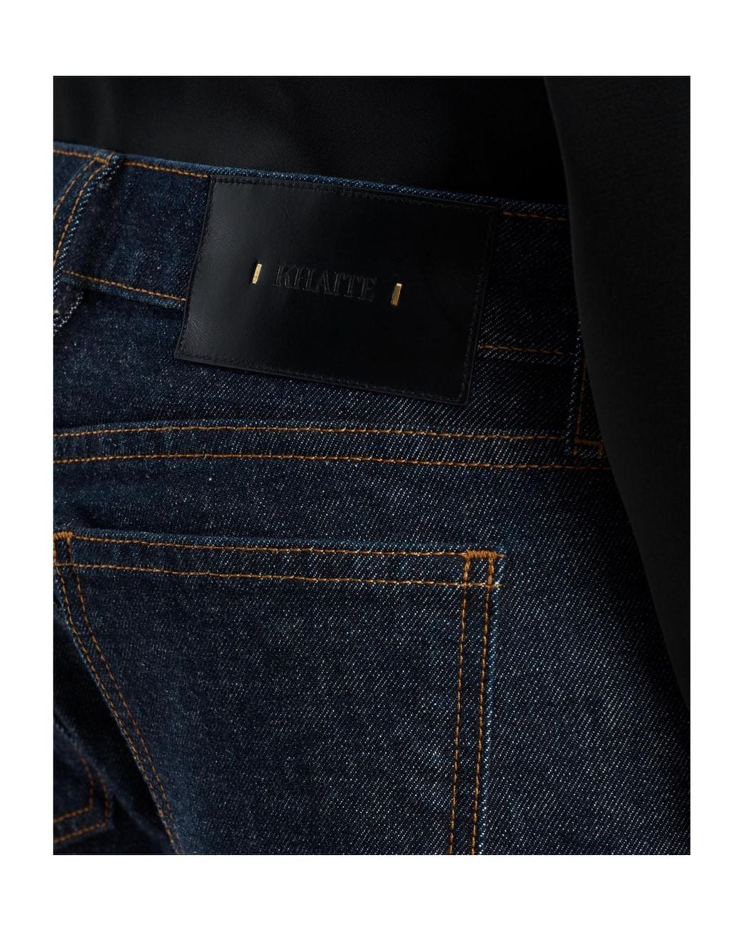 Khaite Blue Conforti Straight-Leg Jeans