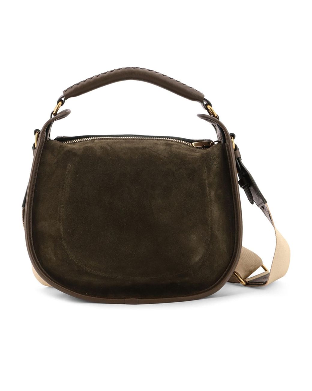 Burberry Black Clip Foldover-Top Small Tote Bag