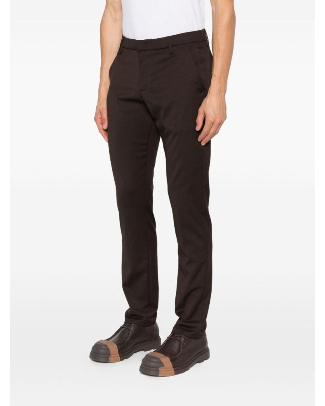 Dondup Gray Gaubert Slim-Fit Pants for men