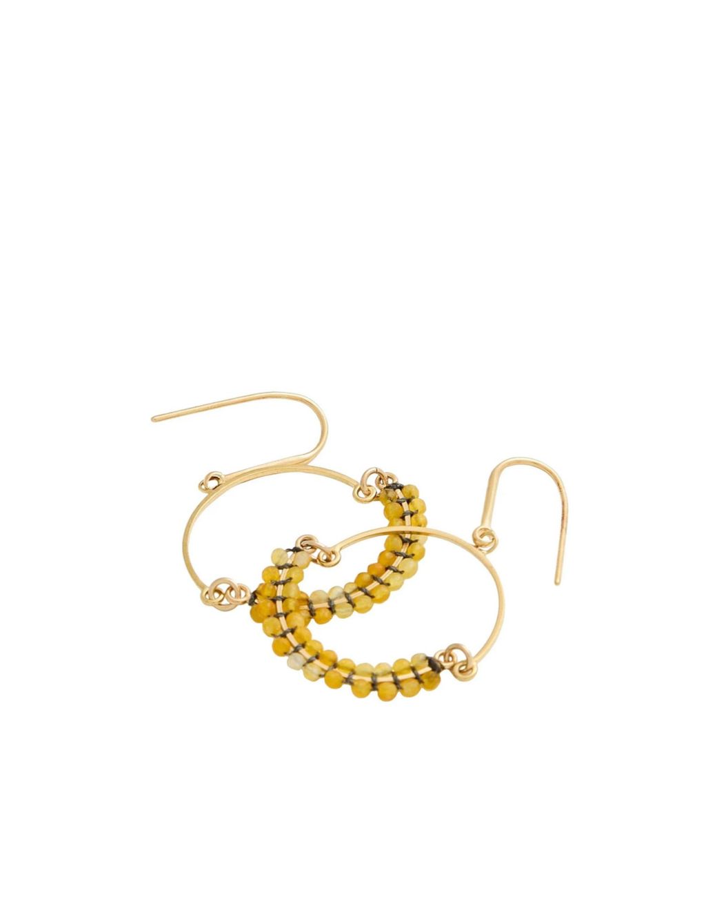 Isabel Marant Metallic Beaded Stud Earrings