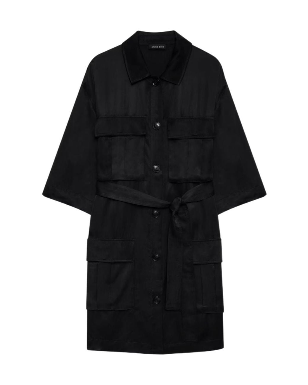 Anine Bing Black Geri Dress