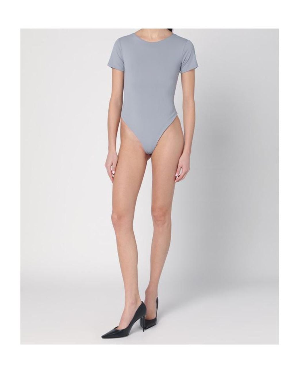 Entire studios Blue High-Cut Bodysuit