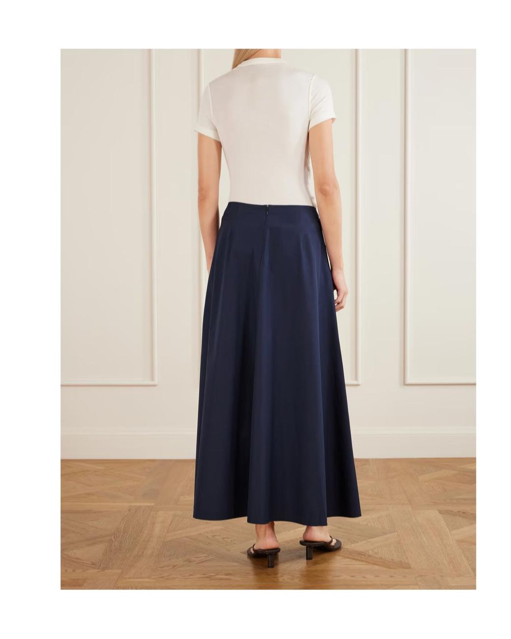 Citizens of Humanity Blue Pleated Skirt