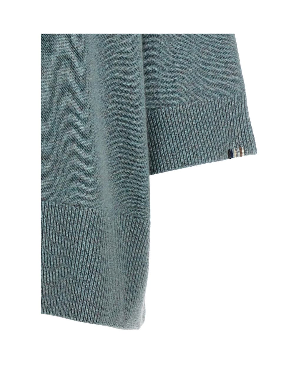 Extreme Cashmere Blue Sassie Boxy Knitted Sweater