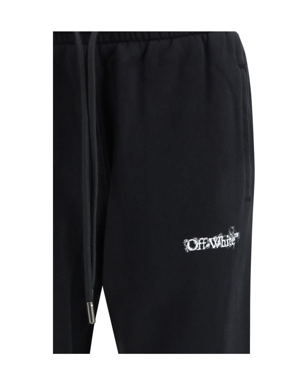 Off-White c/o Virgil Abloh Black Heraldic Arrow Cuffed Sweatpants for men