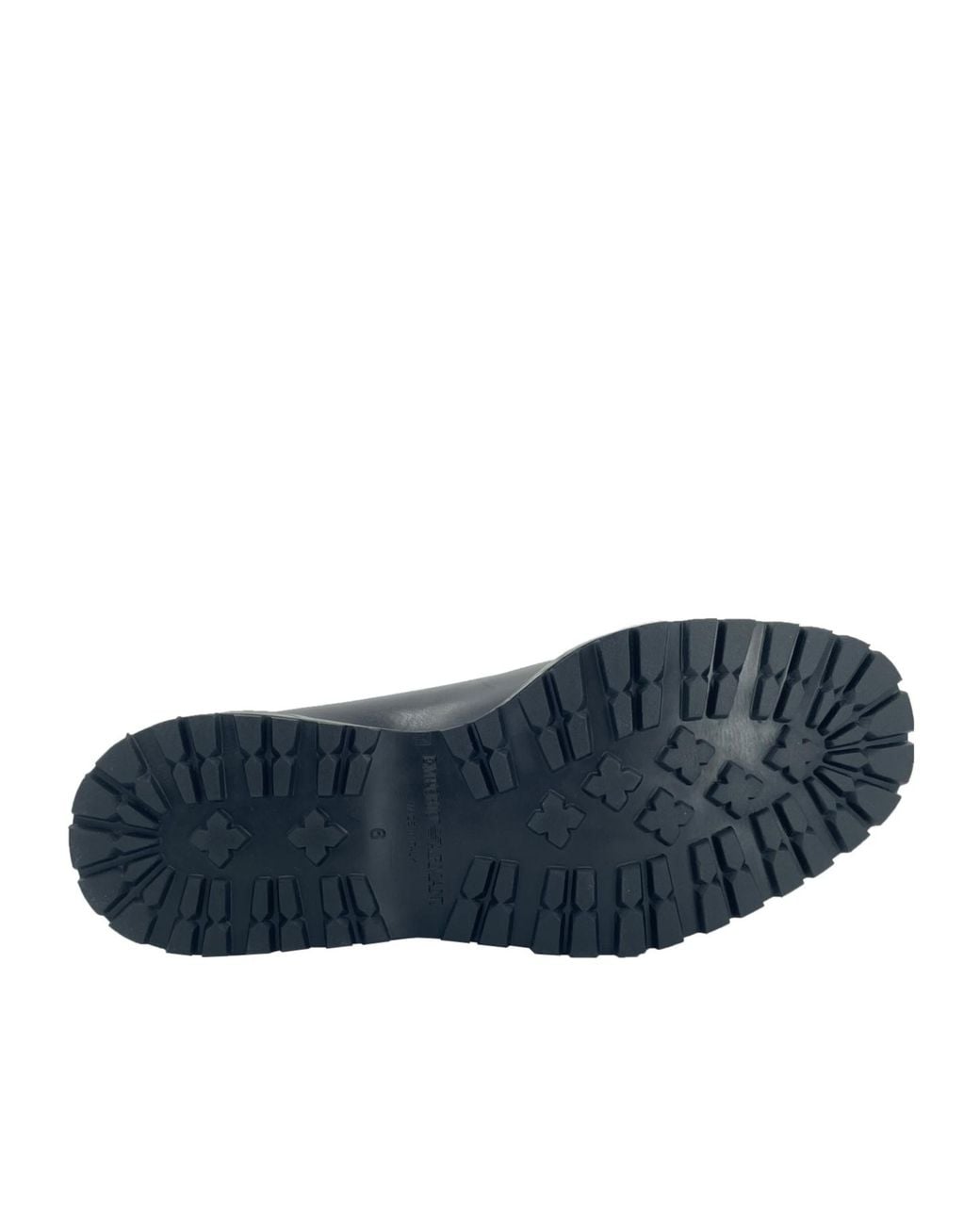 Emporio Armani Black Round Head Lacing Business Shoes for men