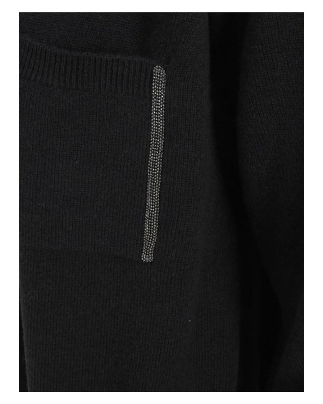 Fabiana Filippi Black Belted V-Neck Dress