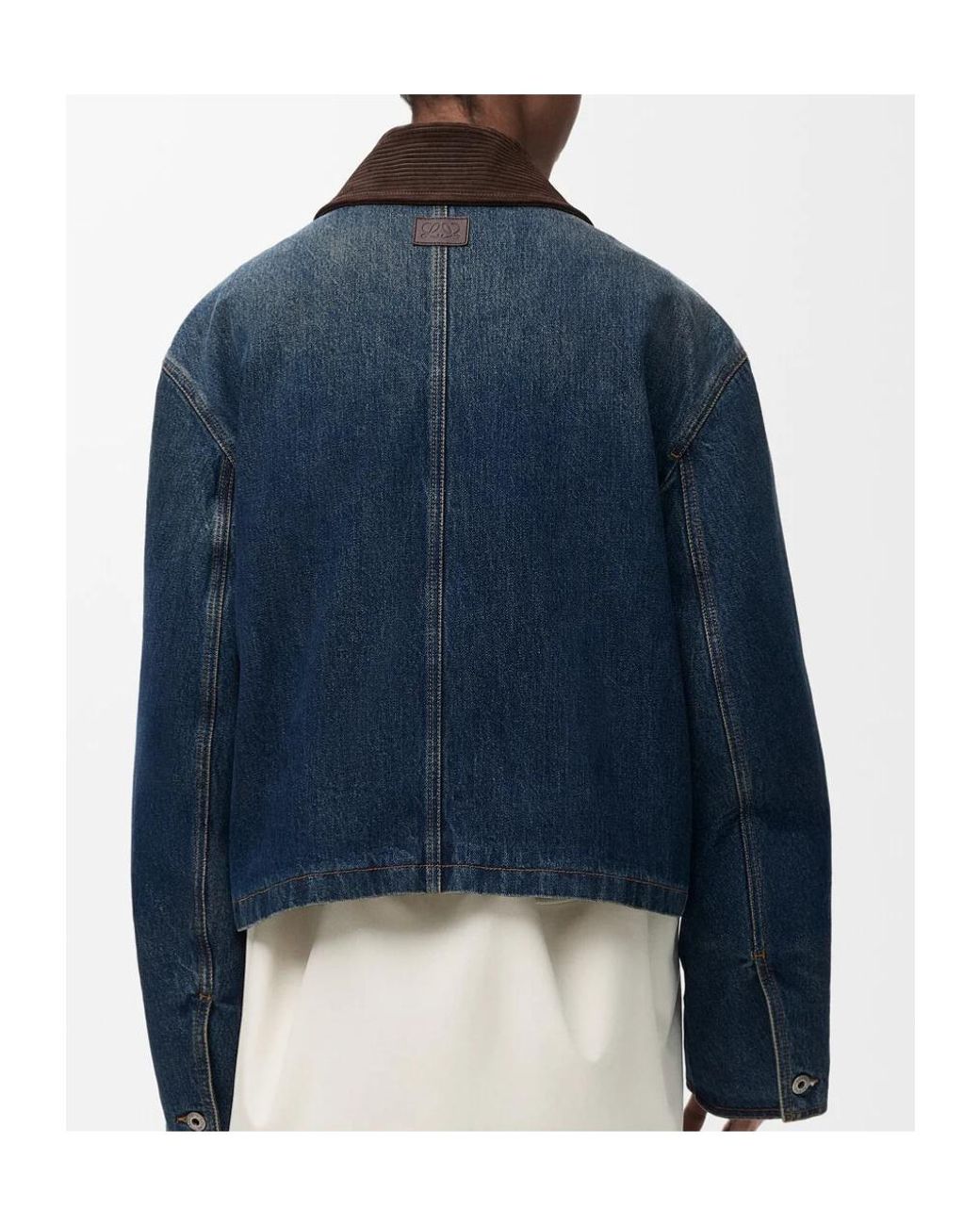 Loewe Blue Short Denim Parka