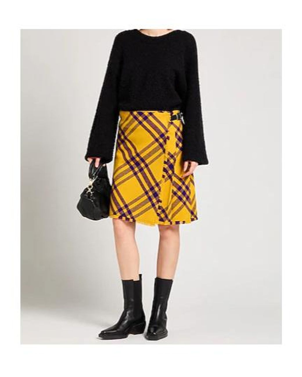Burberry Yellow Mini Skirts