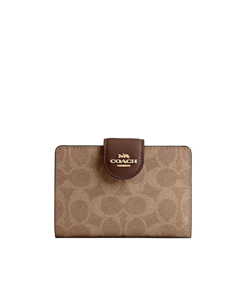 COACH Brown Logo Wallet