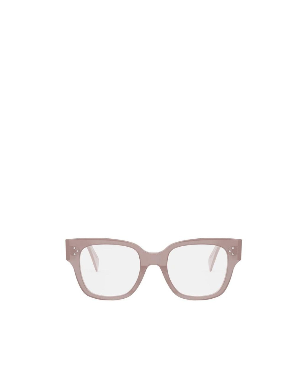 Céline White Square Frame Mirror for men