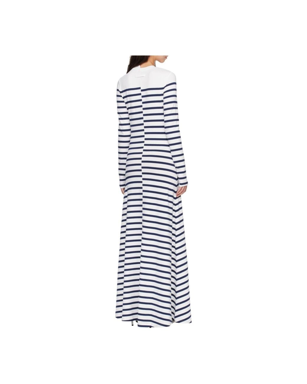 Jean Paul Gaultier White Long-Sleeved Dress