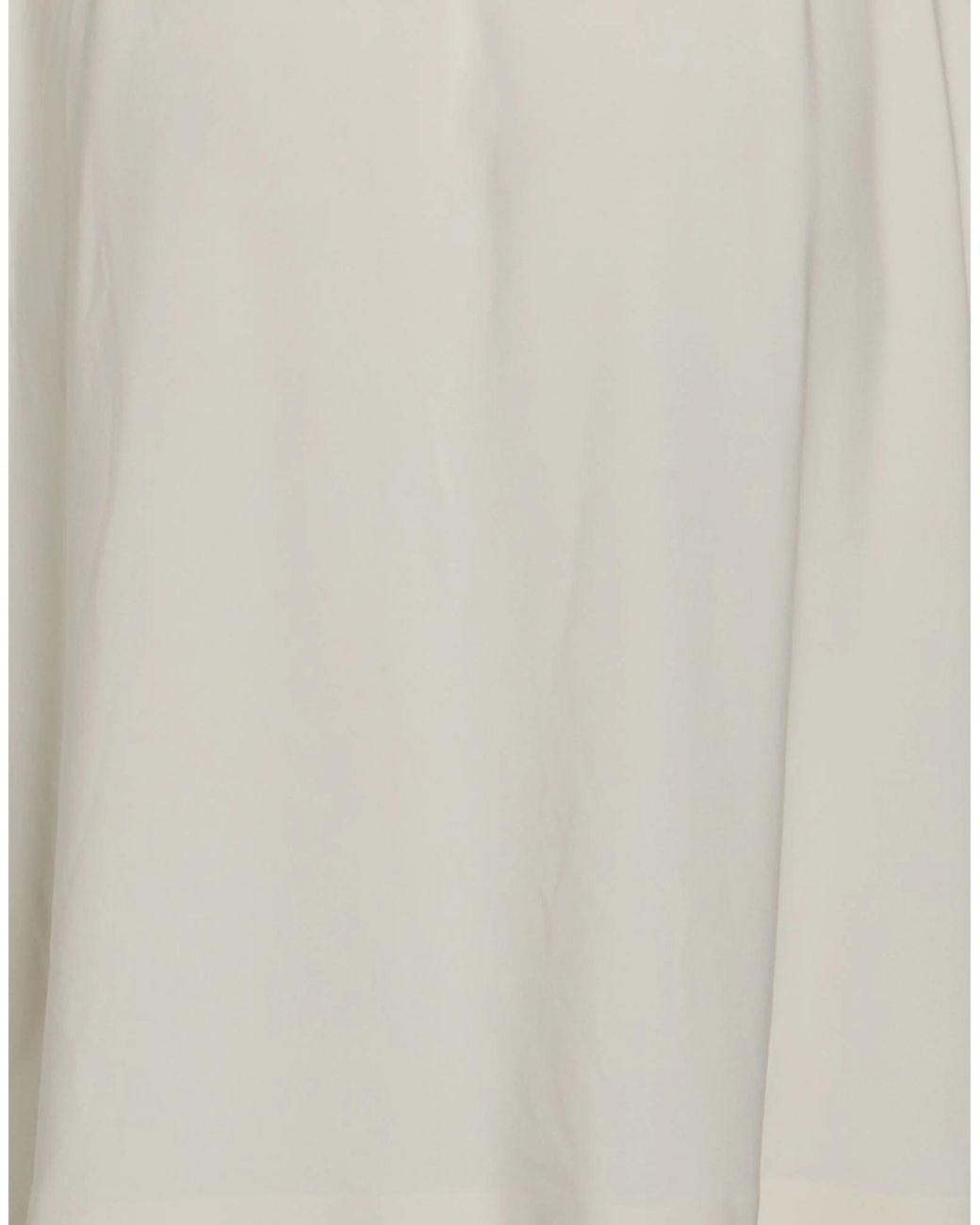 Max Mara White Overcoat & Trench Coat Polyester, Elastane