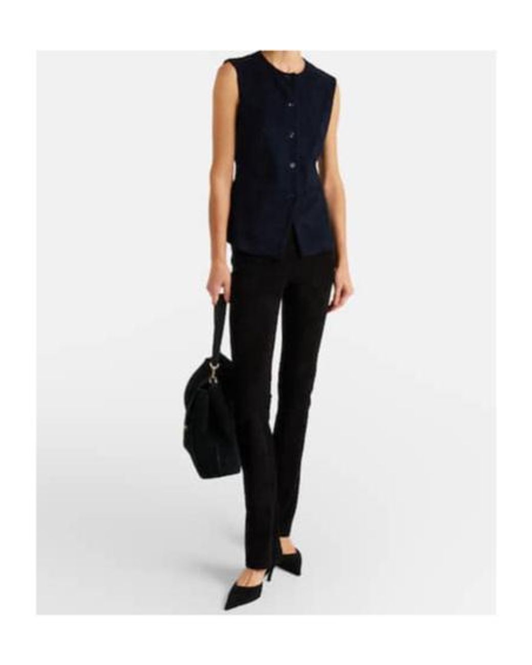 Stouls Blue Casino Suede Vest