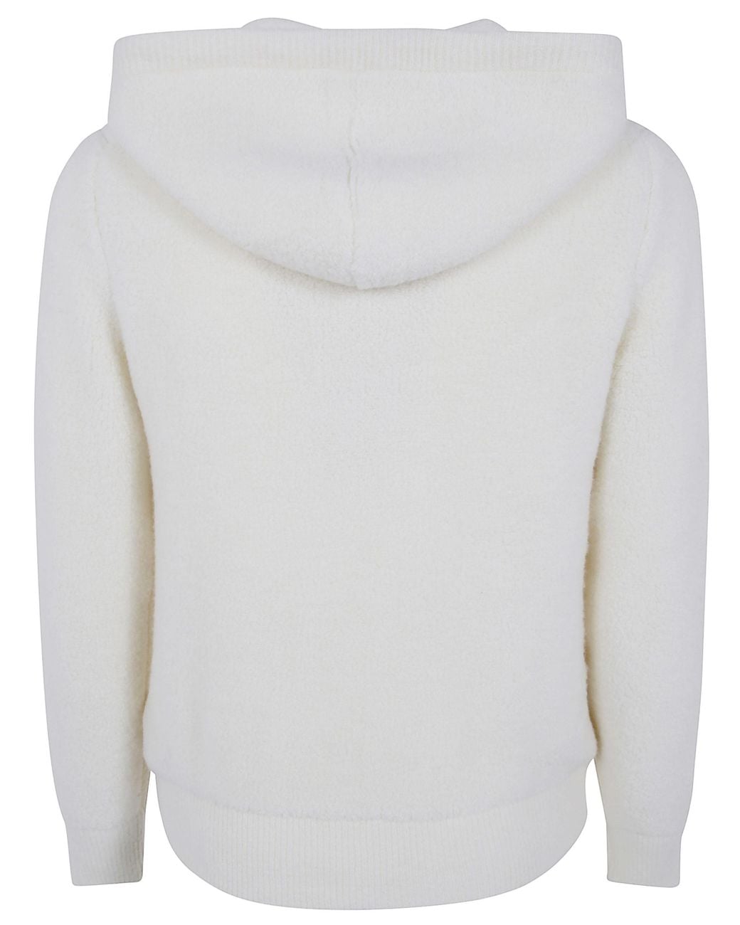 Gran Sasso White Zip-Up Hoodie for men