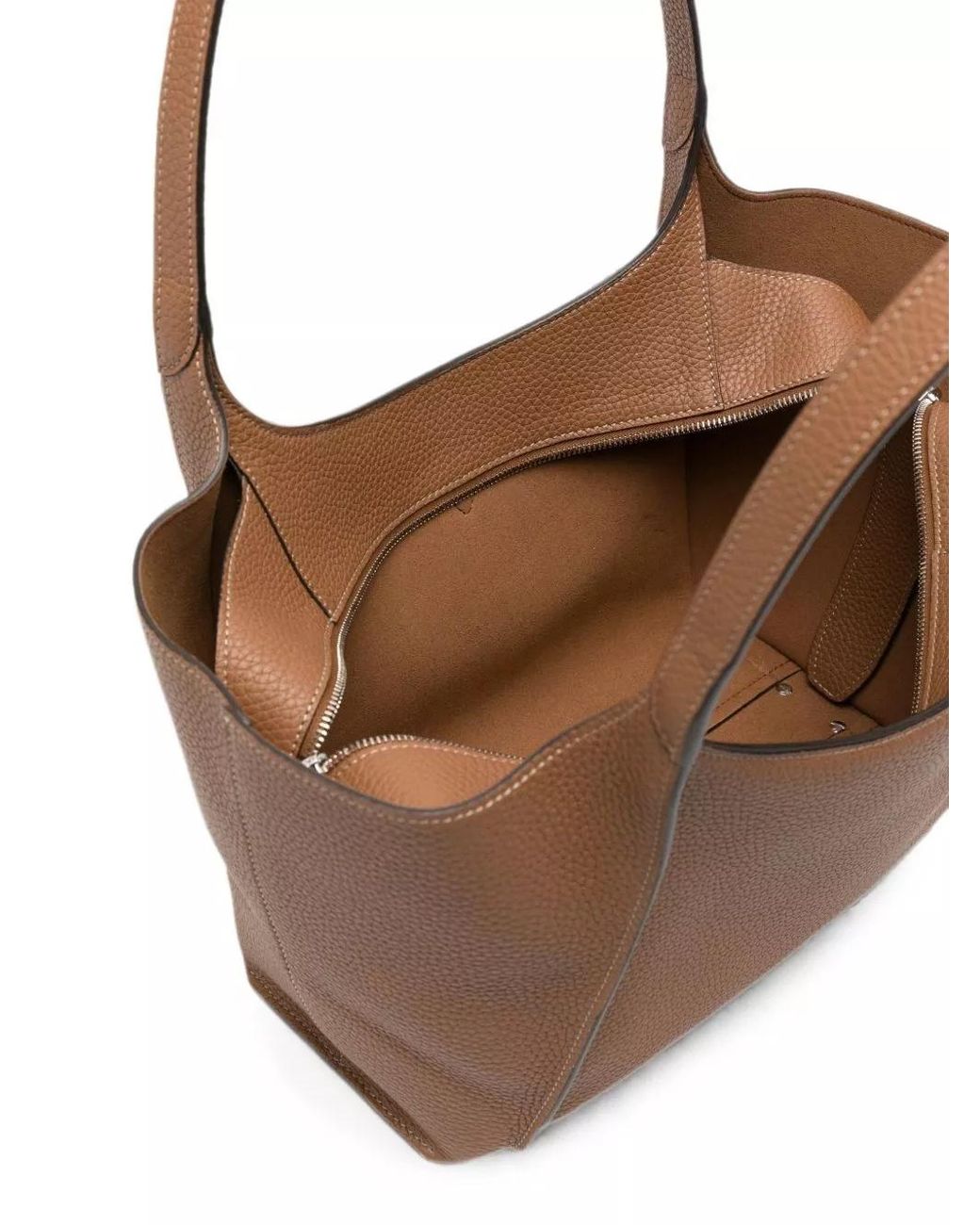 Tod's Brown T Buckle Tote Bag