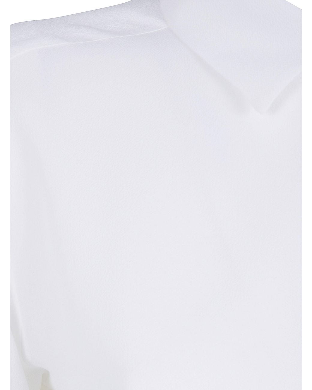 Antonelli White Cristofer Polo Neck Blouse