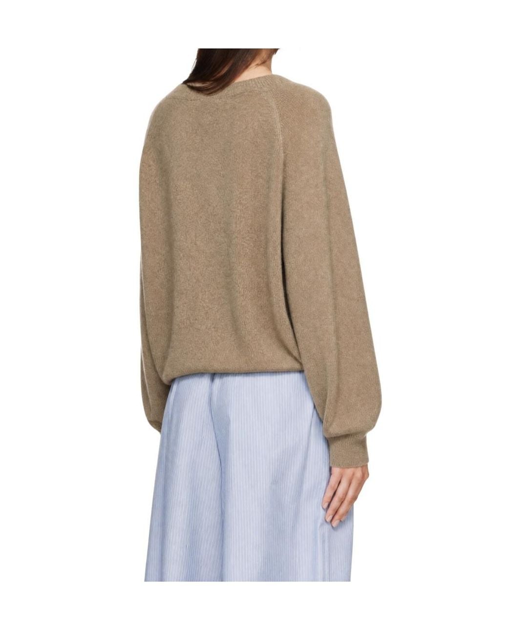 Baserange Blue Long-Sleeve Knit Cardigan