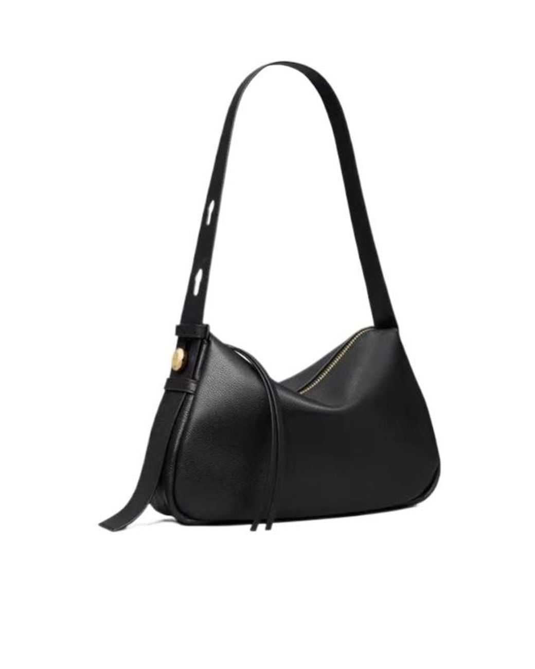 Tory Burch Black Small Zip Shoulder Bag